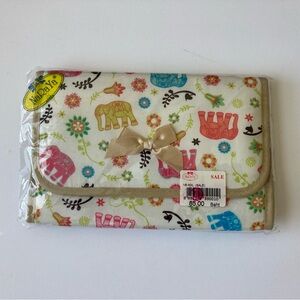 NaRaYa Cosmetic Makeup Bag Clutch Elephant New